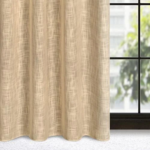 Eurofirany Užuolaidos LIREN / BEIGE 140X250 TRANS