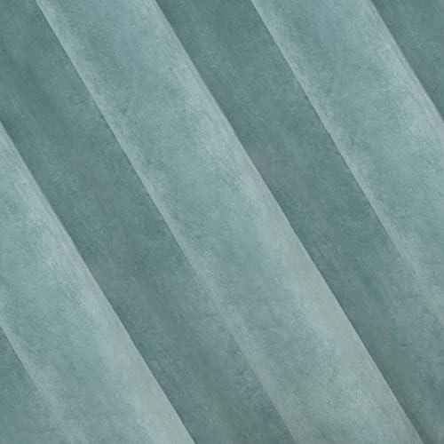 Naktinė užuolaida iš minkšto aksomo Eurofirany DIVA LINE RIA 140X270 cm, juosta/ tunelis/ kabliukai, 300 g/m2, spalva: žydra