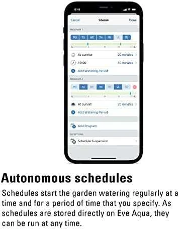 Eve Systems EVE Aqua Smart Vanduo valdiklis, skirtas Apple HomeKit