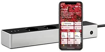 Eve Systems EVE Energy Strip – prijungtas trigubas Apple HomeKit lizdas