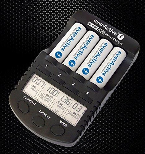 everActive profesionalus AA/AAA elementų įkroviklis NC-1000 PLUS