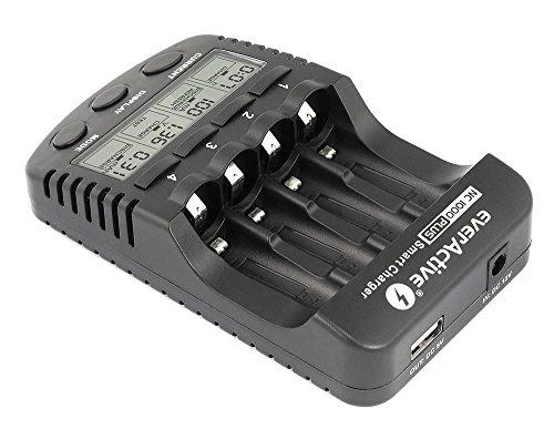 everActive profesionalus AA/AAA elementų įkroviklis NC-1000 PLUS
