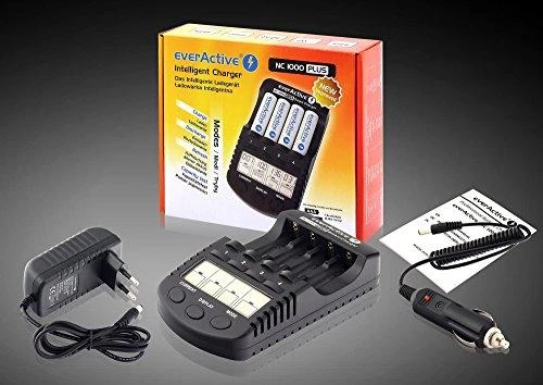 everActive profesionalus AA/AAA elementų įkroviklis NC-1000 PLUS