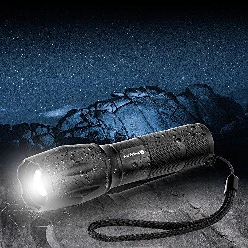 LED žibintas - everActive FL-600 600 liumenų aliuminis IPX4 atsparus vandeniui