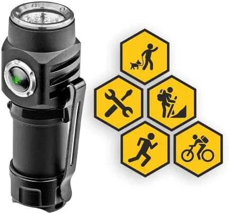 LED Žibintuvėlis - everActive FL-50R 500lm Įkraunamas Juodas