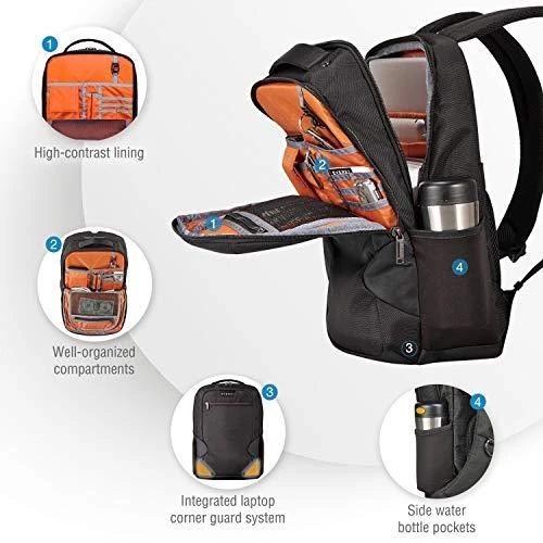 Everki Studio Slim Backpack 14,1 ", taip pat tinka MacBook Pro 15"