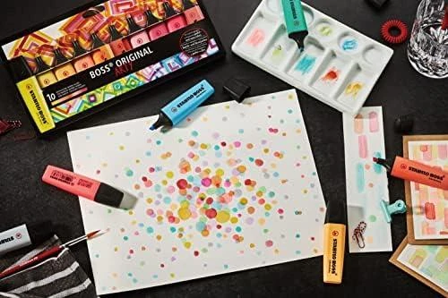 Stabilo Boss Original Arty paryškintuvas 10 šaunių spalvų