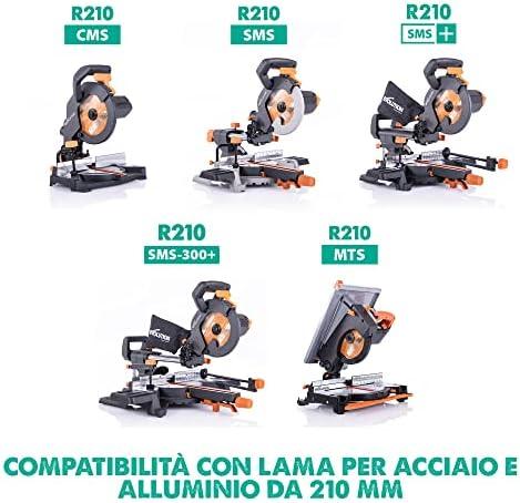 Evolution TCT pjūklo diskas skirtas pjauti aliuminį 210mm 60z - kampiniams pjūklams