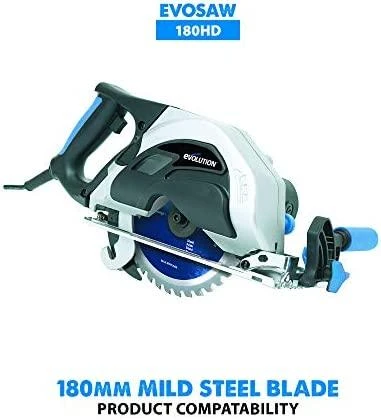 Evolution TCT pjūklas plieno pjovimui 180mm 36z (EVO-180-36-S)