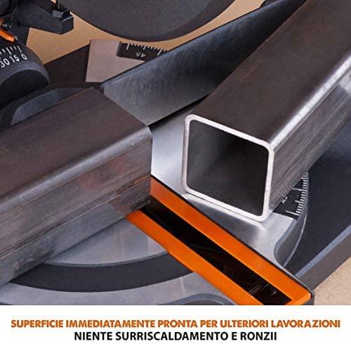 Evolution Power Tools kombinuota skersavimo pjūklas 1200 W 210 mm, R210CMS modelis, pjovimo kampai 45°, komplekte TCT diskas