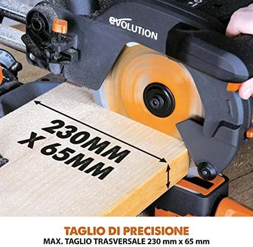 Evolution R210SMS PLUS 1500 W 210 mm kampinis pjūklas