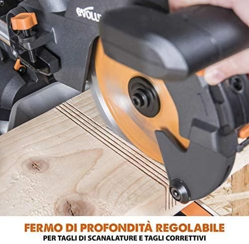 Evolution R210SMS PLUS 1500 W 210 mm kampinis pjūklas