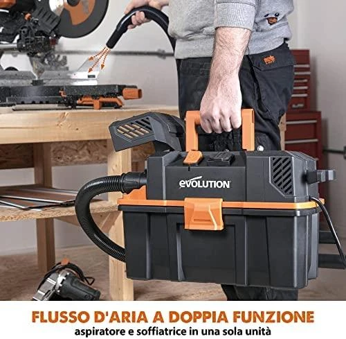 Dulkių siurblys Evolution R15VAC; 1000 W; 15 l
