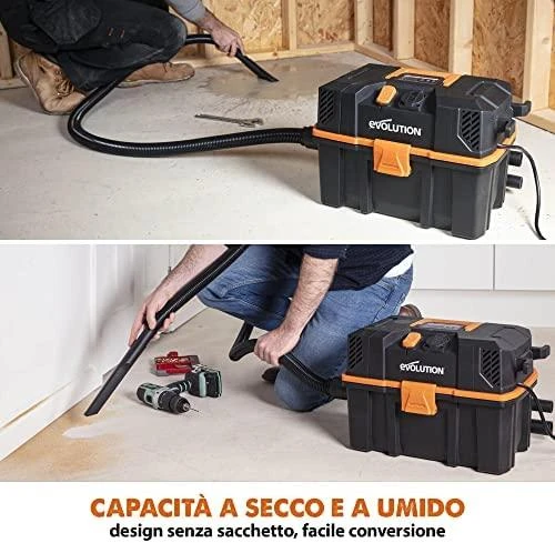 Dulkių siurblys Evolution R15VAC; 1000 W; 15 l