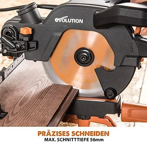 1200W 185mm Evolution R185SMS Plus pjūklas