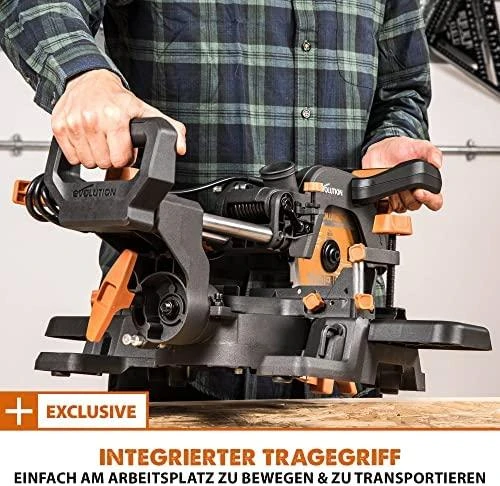 1200W 185mm Evolution R185SMS Plus pjūklas