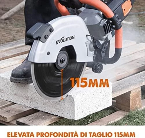Betono pjaustyklė Evolution R300DCT; 300 mm; 2400 W