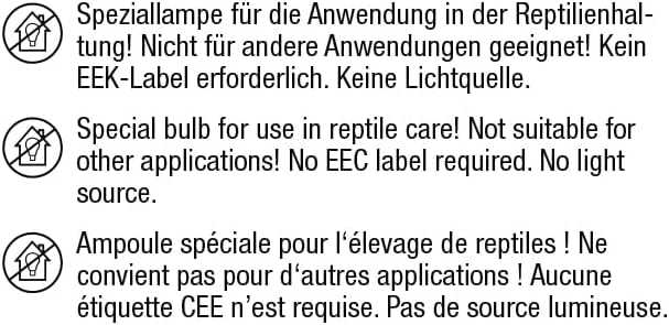 „Exoterra“ – pelkės tipo lempa, skirta šildymui – 100 W R25 E27