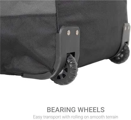 Krepšys Lifeventure Expedition Duffle Wheels 120L - Juoda