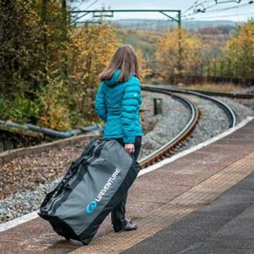 Krepšys Lifeventure Expedition Duffle Wheels 120L - Juoda