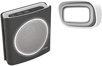 Orno Dzwonek EXTEL diBi Flash Soft belaidis baterijomis maitinamas durų skambutis, juodas
