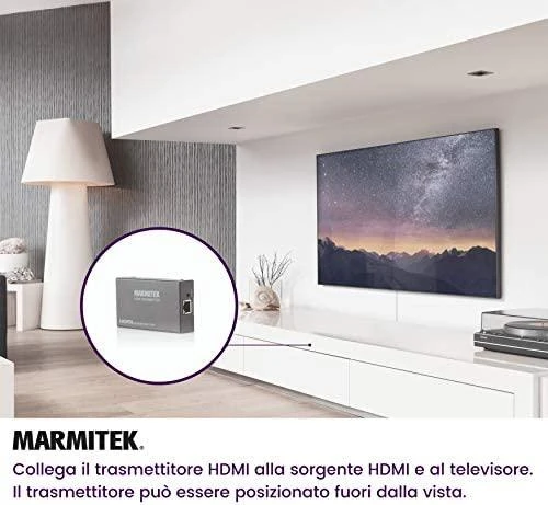 Marmitek MegaView 90 HDMI plėstuvas, didesnis nei 1 CAT 5e/6