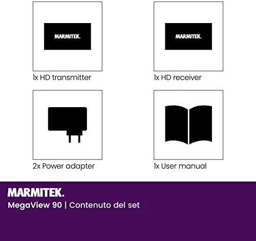 Marmitek MegaView 90 HDMI plėstuvas, didesnis nei 1 CAT 5e/6