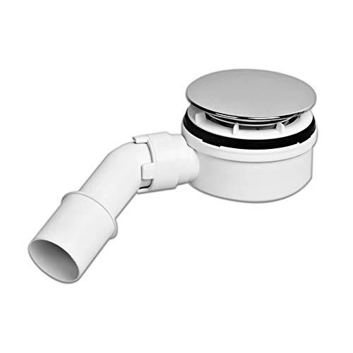 McAlpine sifonas Dušo padėklo sifonas su 90 mm chromo dangteliu (HC2730LCPN-PB)