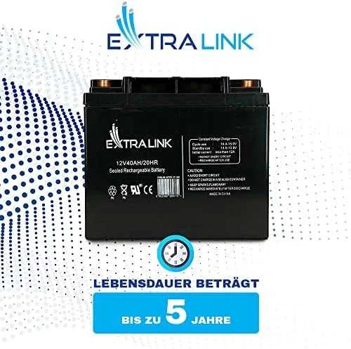 Extralink akumuliatorius Baterija ACCUMULATOR 12V 40AH – Batterie – 40.000 mAh Rūgštinis akumuliatorius (VRLA) 13,5 V 12 Ah