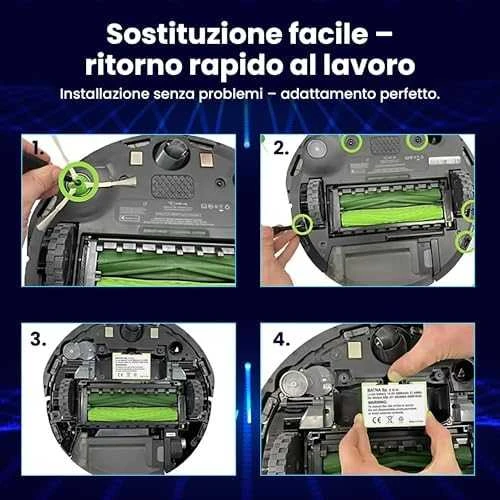Extralink Roomba | Baterija, dulkių siurblio baterija | E5 E6 I7 14.4V 2600mAh