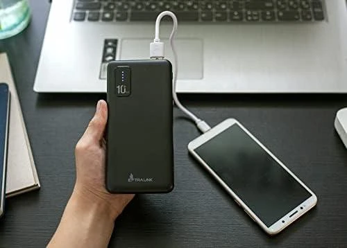 Extralink EPB-098B 10000mAh Juodas | Powerbank | Maitinimo blokas, USB-C
