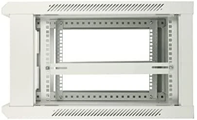 EXTRALINK 6U 600X600 ASP sieninė spintelė metalinių durų pilka