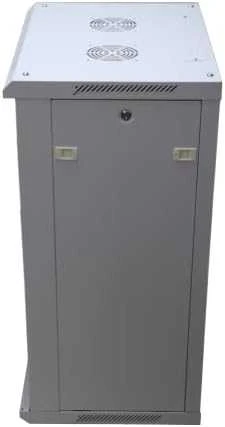 EXTRALINK 18U 600X600 ant sienos montuojama spintelė juodas