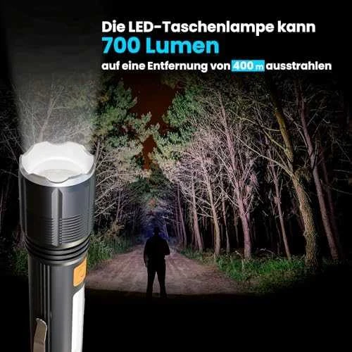 „Extralink EFL-1138 Wili“ LED žibintuvėlis, su įmontuota baterija, 700 lm