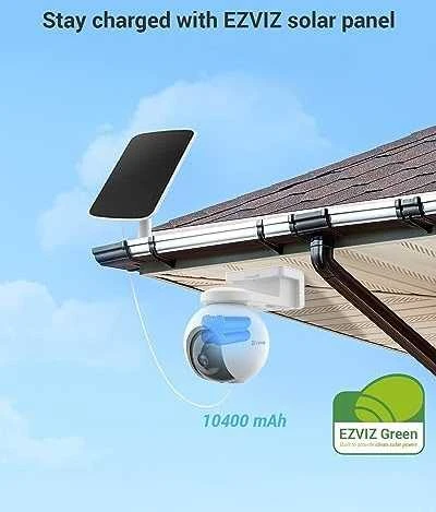 EZVIZ | IP kamera | CS-EB8 4G/LTE su baterija | 3 MP | 4 mm | IP65 | H.265 / H.264 | „MicroSD“, maks. 512 GB | Baltas