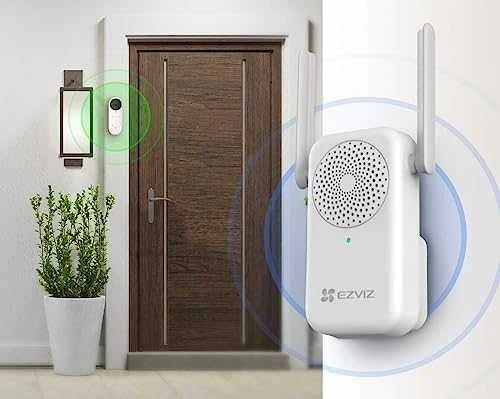 EZVIZ CSDB25MP baterijomis maitinamas vaizdo durų skambučio rinkinys | EZVIZ | CSDB25MP baterijomis maitinamas vaizdo durų skambučio rinkinys | „Wi-Fi“