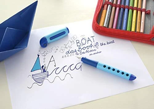 Faber-Castell Plunksnakotis Faber Castel Scribolino, dešiniarankiams, mėlynas 1201-015