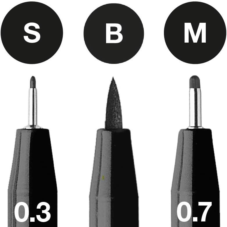 Faber-castell Pitt Artist Pen Manga rinkinys, 8 vnt.