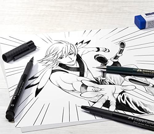 Faber-castell Pitt Artist Pen Manga rinkinys, 8 vnt.