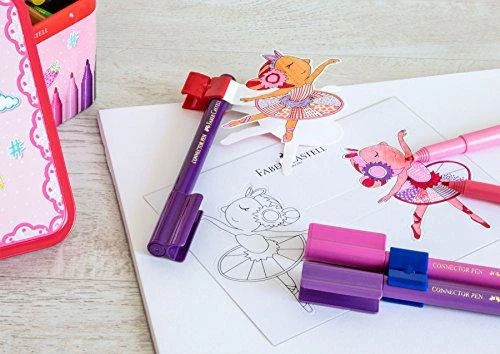 Flomasteriai Faber-Castell CONNECTOR ballerina, 33 spalvos