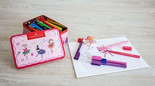 Flomasteriai Faber-Castell CONNECTOR ballerina, 33 spalvos