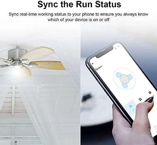SONOFF iFan04-H Wifi ventiliatoriaus ir šviestuvo reguliatorius
