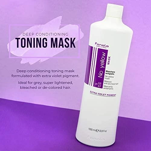 "Fanola No Geltona Matting Mask" Plaukų kaukė 1000ml