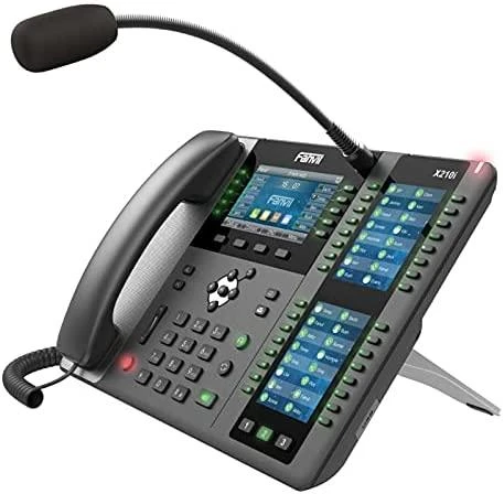 „Fanvil X210i“ | VoIP telefonai | IPV6, HD garsas, „Bluetooth“, RJ45 1000 Mb/s PoE, 3 LCD ekranai