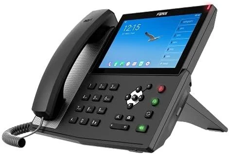 FNV Fanvil X7A IP telefonas Juoda 20 linijos LCD „Wi-Fi“