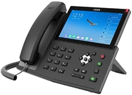 FNV Fanvil X7A IP telefonas Juoda 20 linijos LCD „Wi-Fi“