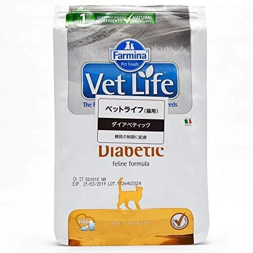 FARMINA VET LIFE - Kačių sausas pašaras diabetikams 400g