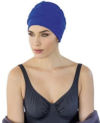Kepuraitė plauk. mot. su pamušalu FASHY 3403 52 turquoise