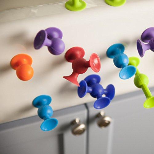 Fat Brain Toys Squigz Deluxe (44vnt) lipšniukai