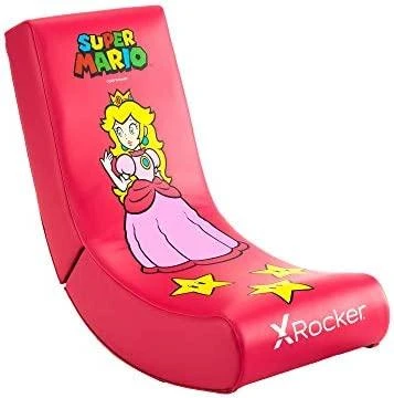 xRocker Žaidimų kėdė X Rocker Nintendo Video Rocker Super Mario ALL-STAR Collection Princess Peach Gaming Chair
